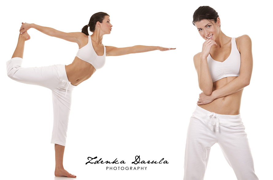 woman and yoga