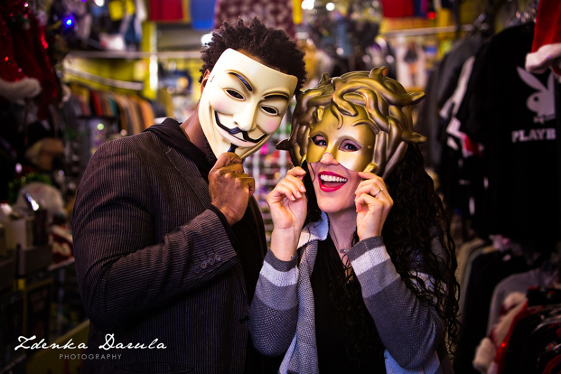 Kensington Market Engagement Photography